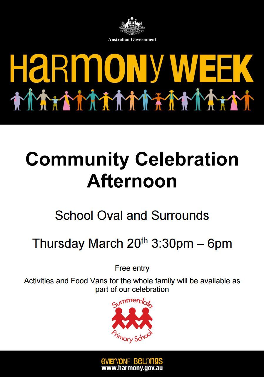 Harmony Day Celebration Afternoon