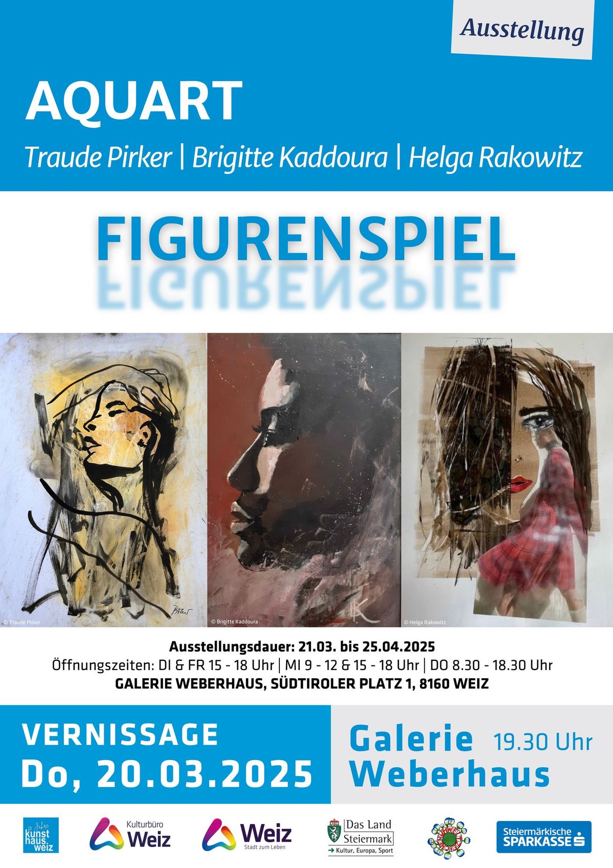 VERNISSAGE: K\u00fcnstlerinnengruppe AQUART 