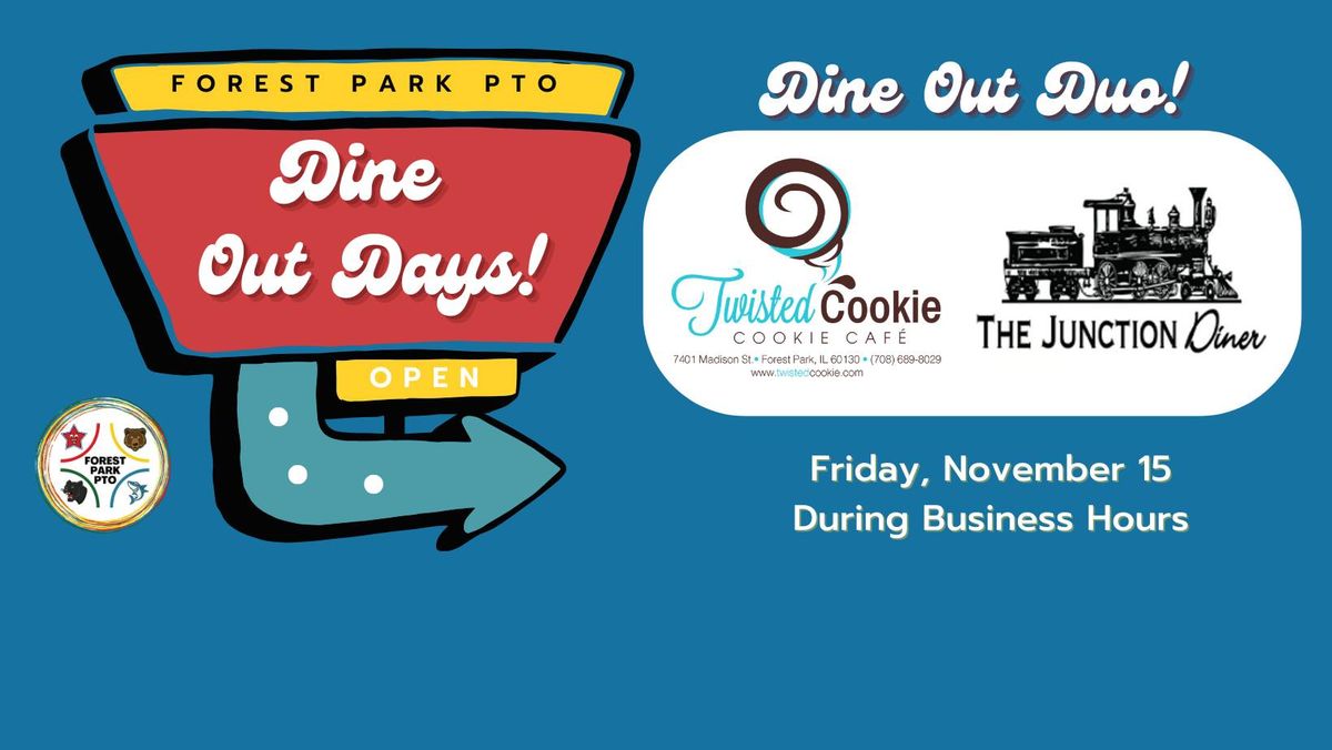 Dine & Donate DUO with Twisted Cookie and Junction Diner