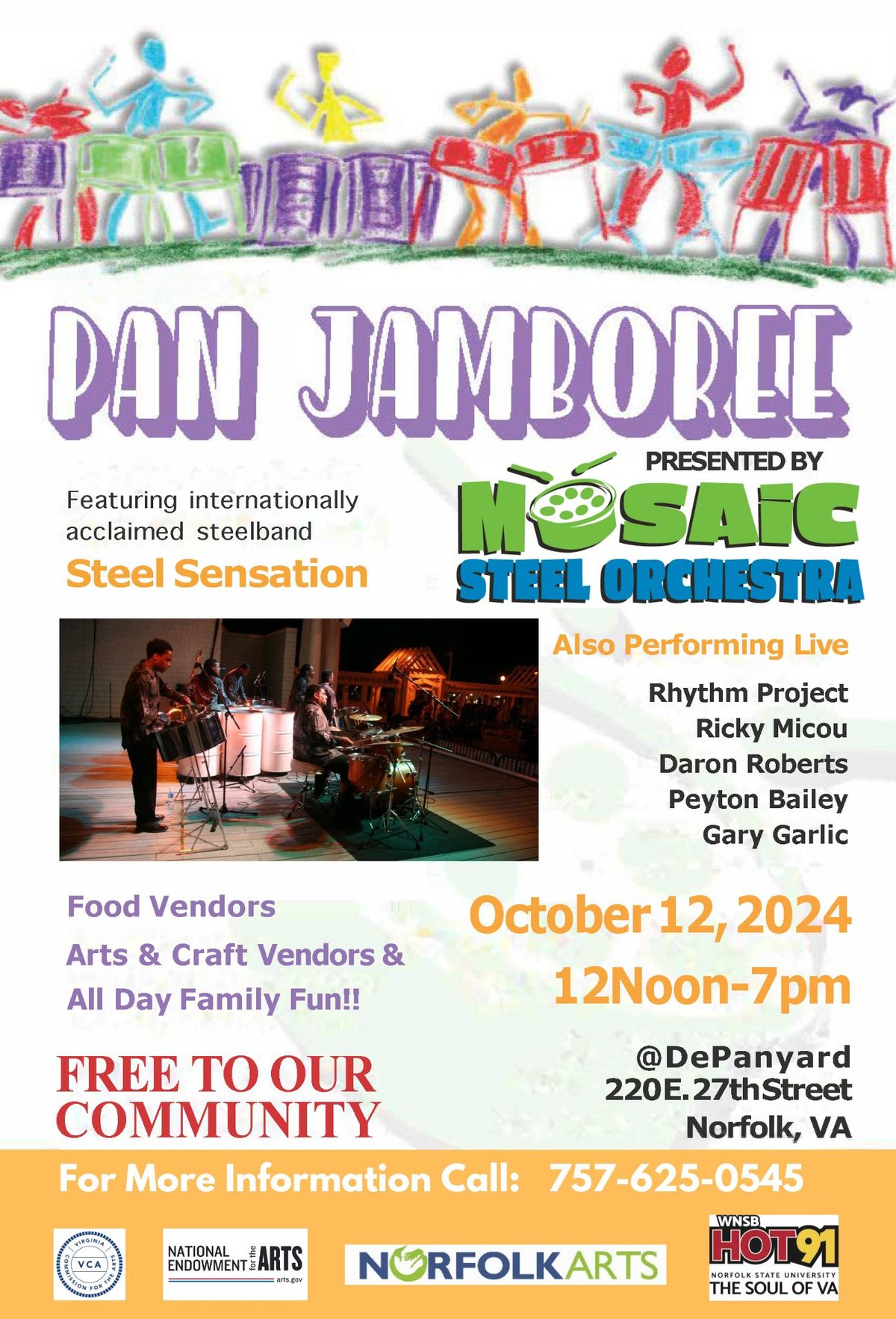 Mosaic Steel Orchestra Pan Jamboree