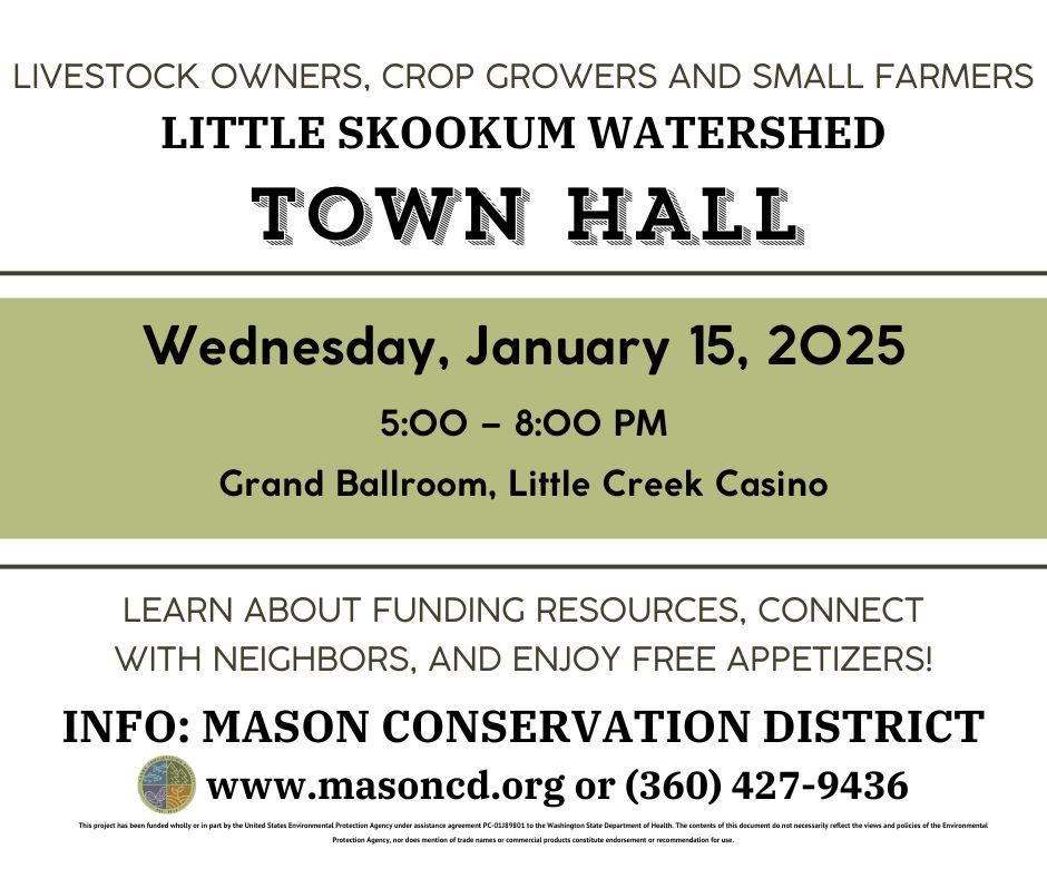 Save the Date: Little Skookum Watershed Town Hall