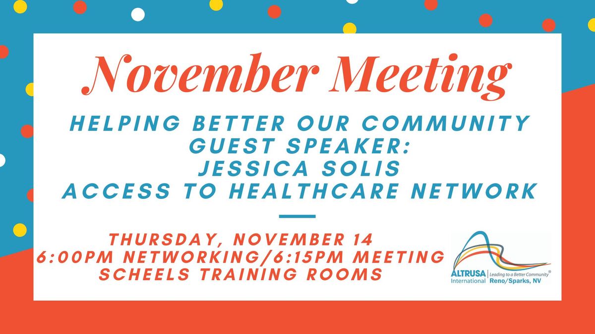 November Business Meeting