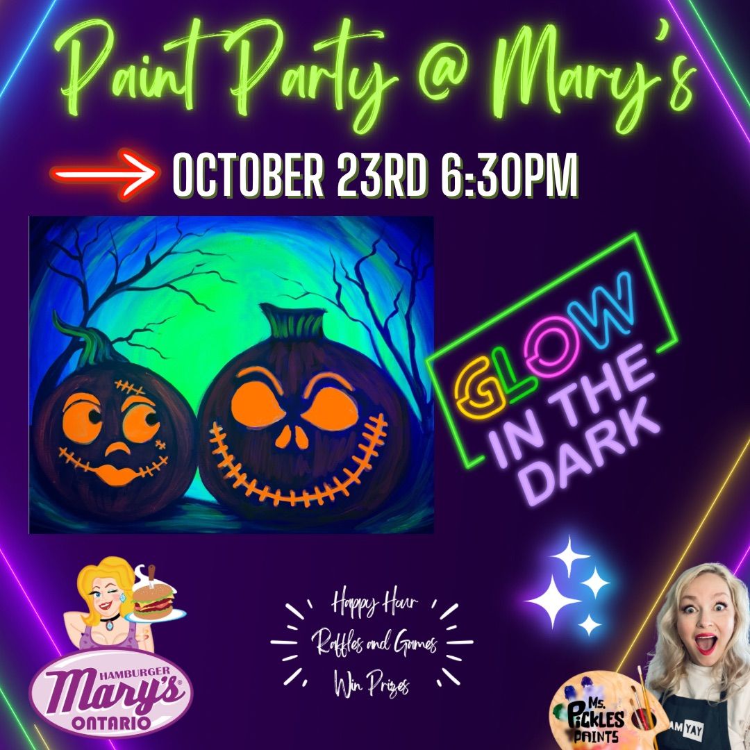 GLOW Paint Party at Hamburger Mary\u2019s Ontario