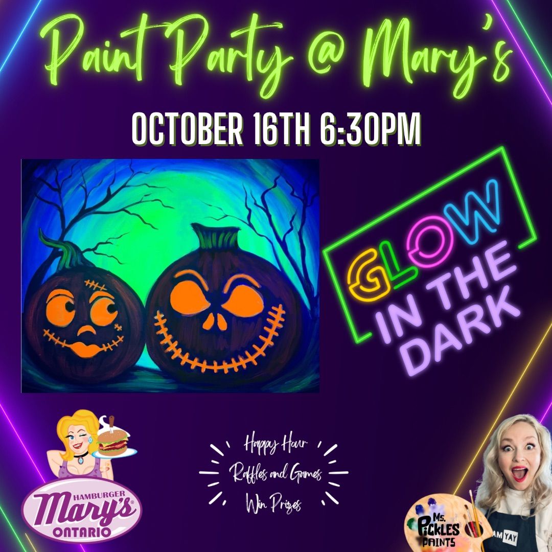 GLOW Paint Party at Hamburger Mary\u2019s Ontario