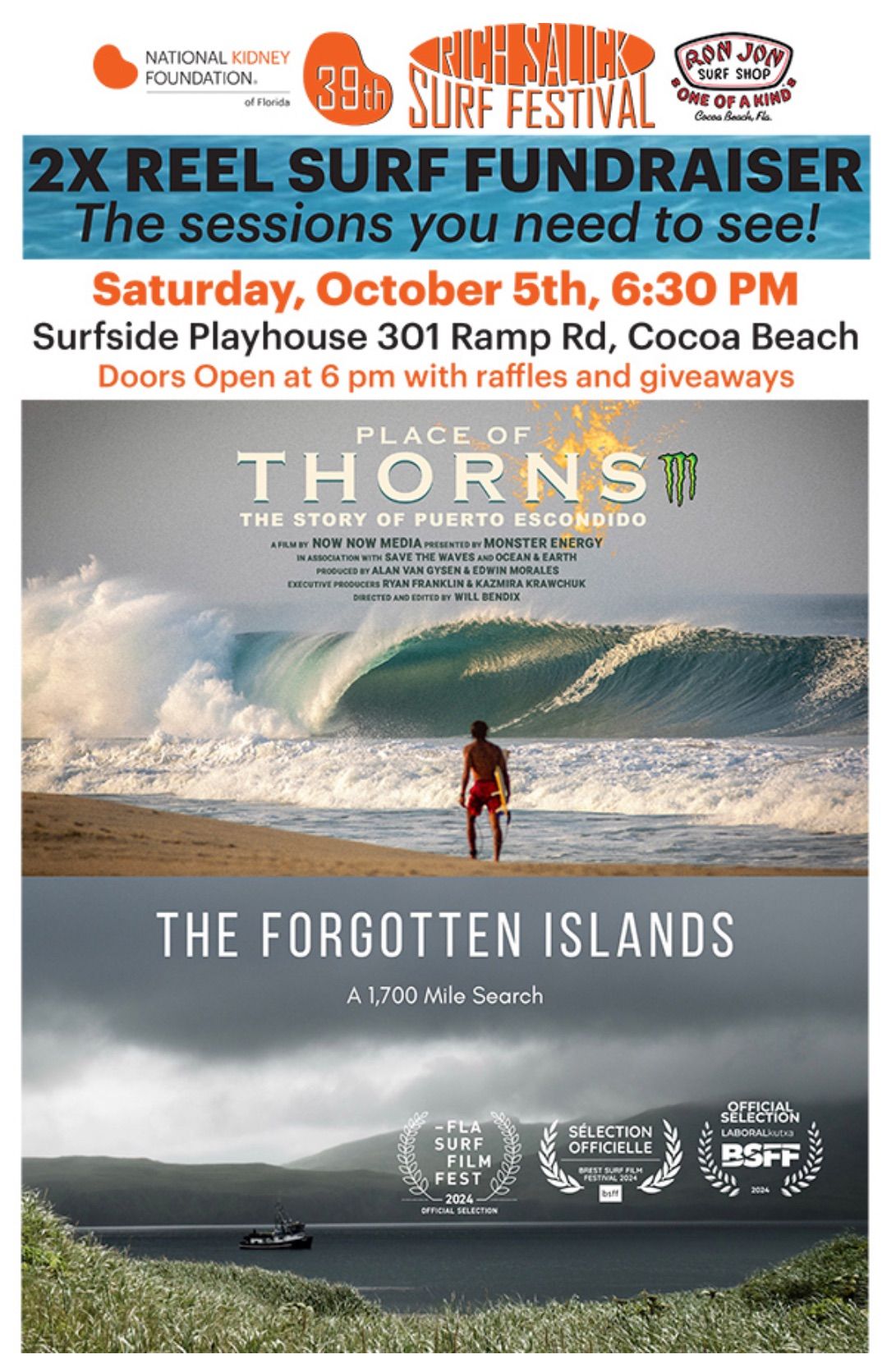 2X REEL SURF FUNDRAISER - The Sessions You Need to See!