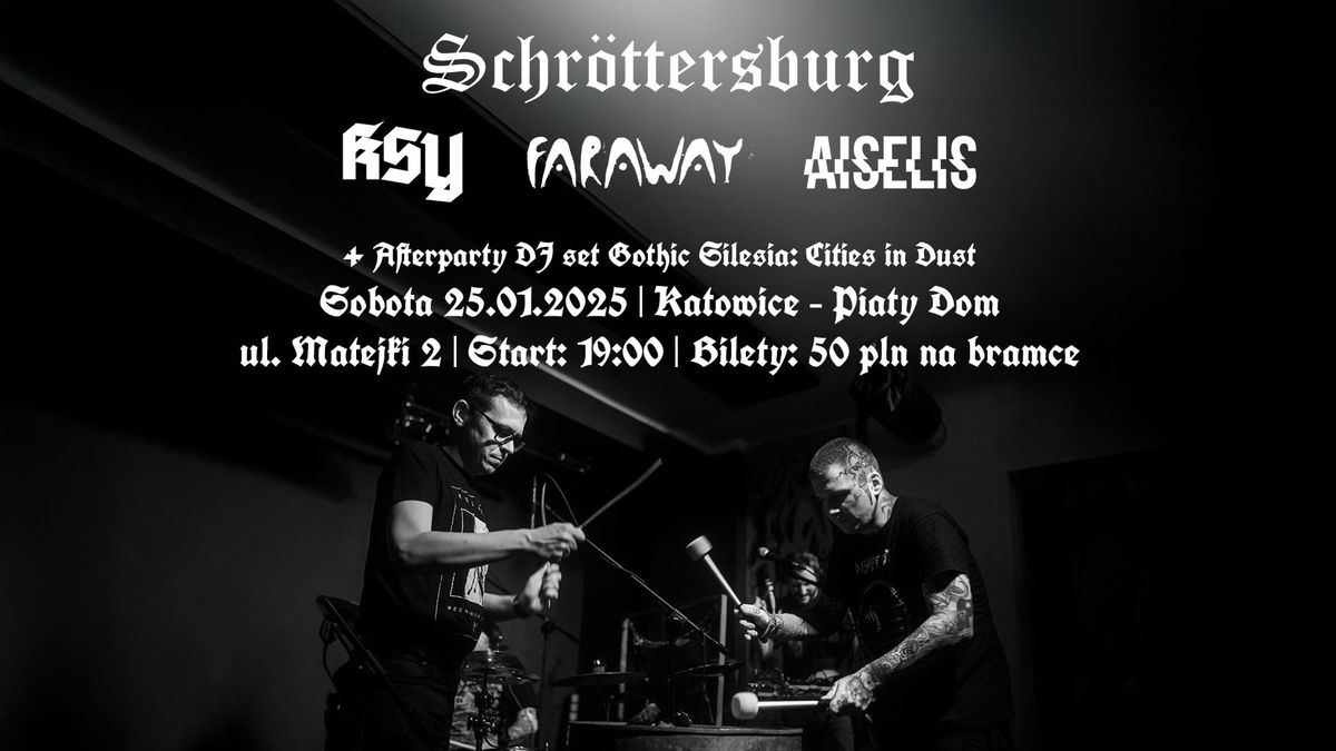 Schr\u00f6ttersburg \/ KSY \/ Faraway \/ AISELIS [post punk, cold wave, dub]