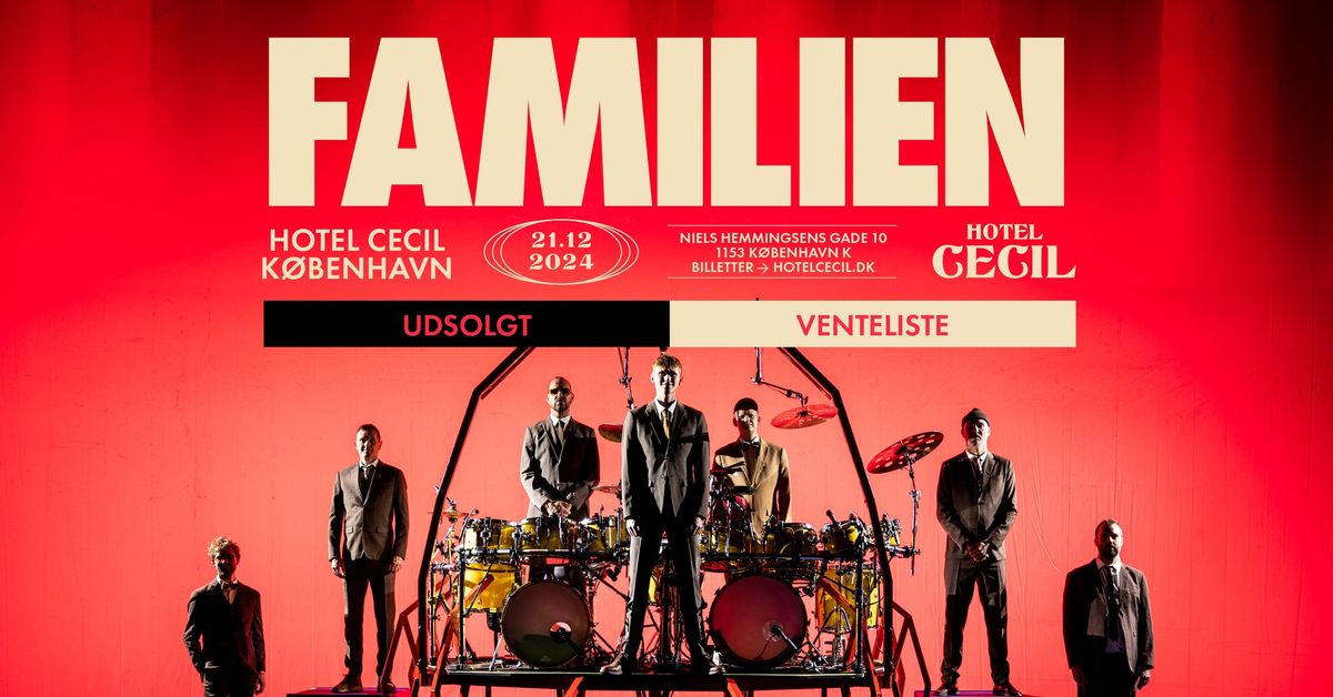 Familien | Hotel Cecil, K\u00f8benhavn [udsolgt - venteliste]