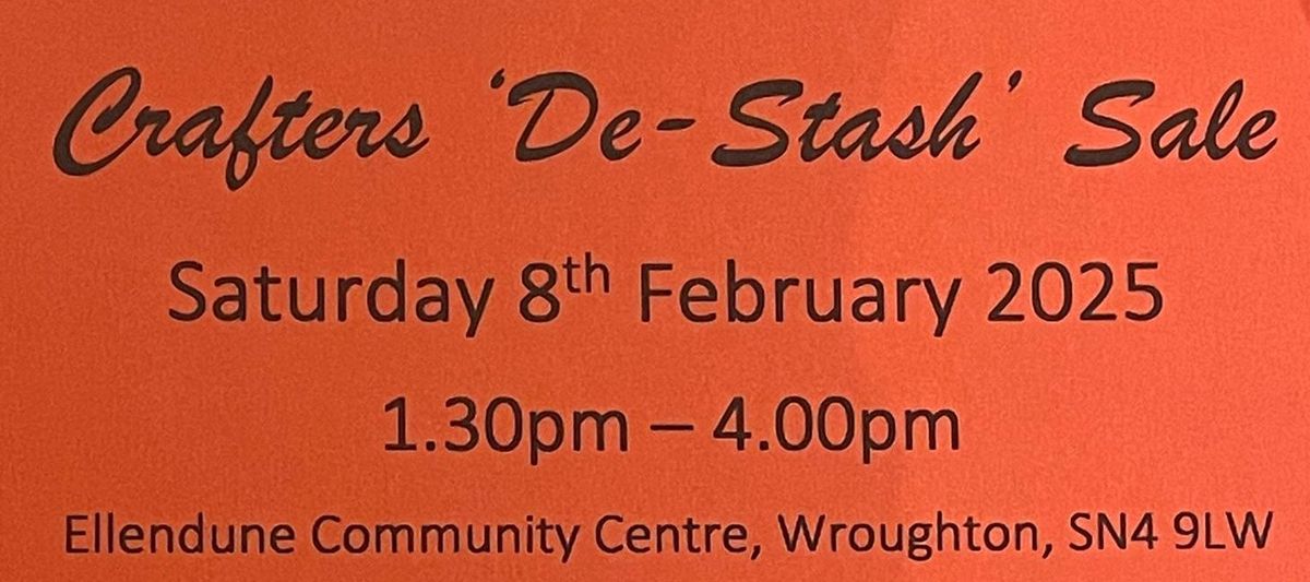 Wroughton Crafters' De-Stash Sale