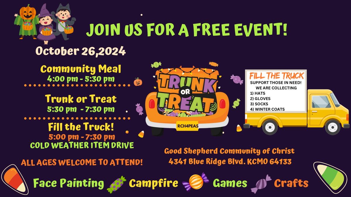 Good Shepherd Annual Trunk or Treat\/ Harvest Party 