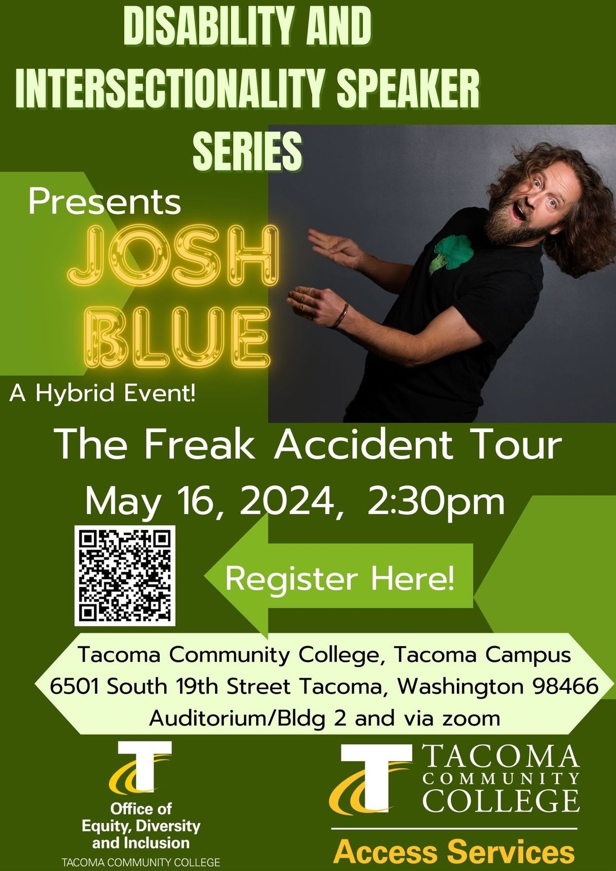 Disability & Intersectionality Speaker Series: Josh Blue 
