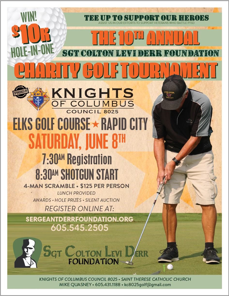 10th Annual Golf Tournament Hosted by Knights of Columbus