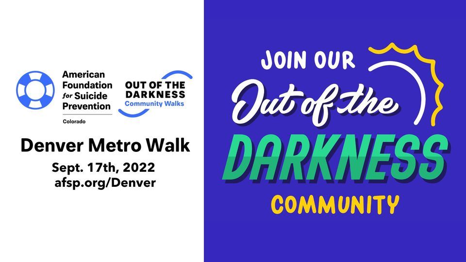 Denver Metro Out of the Darkness Walk