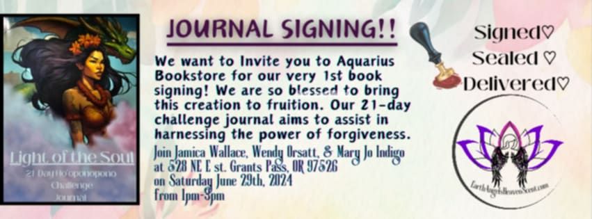 ~*~1st Ever Journal Signing!~*~