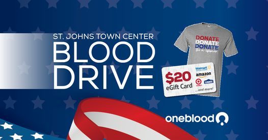 St. Johns Town Center Blood Drive
