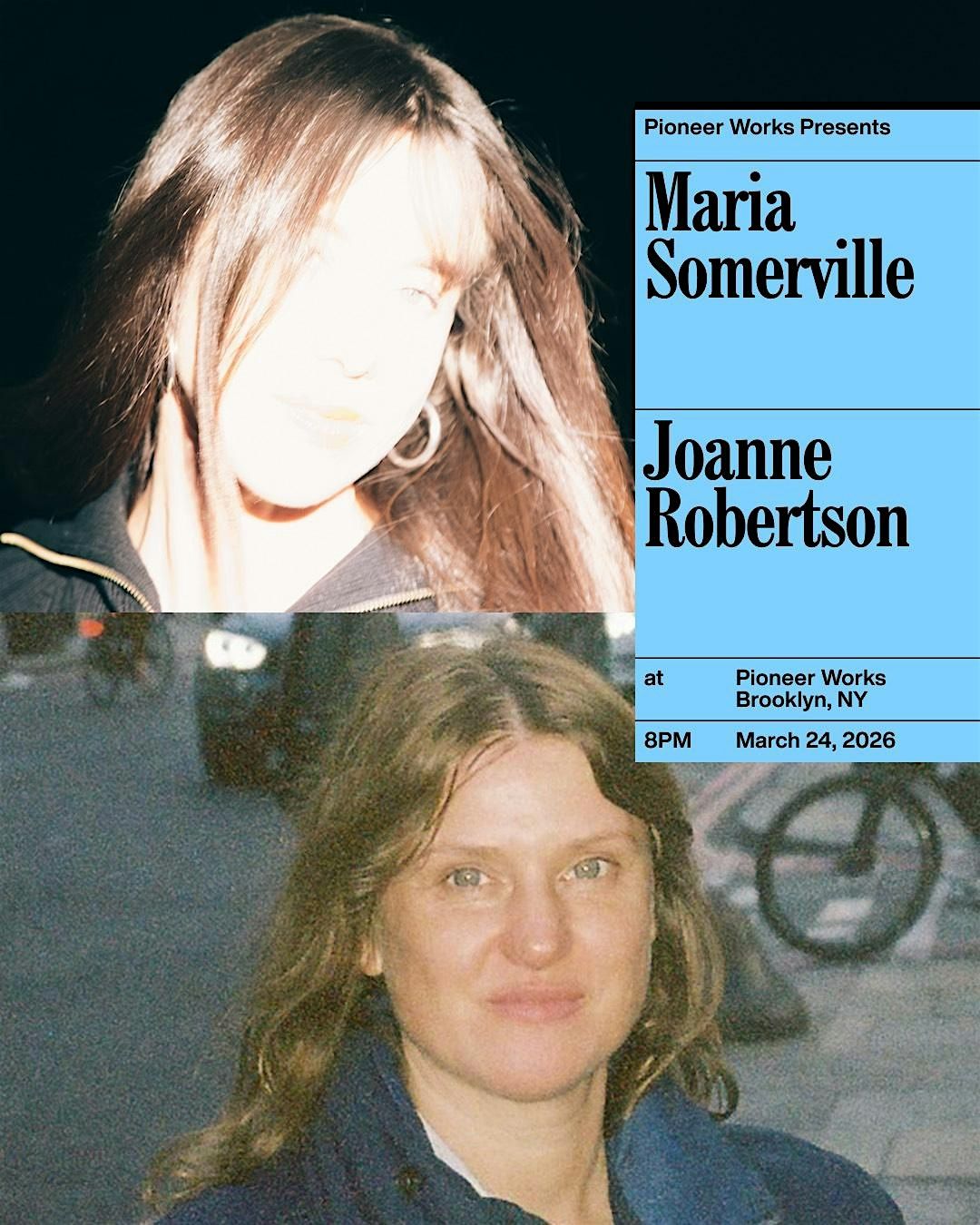 Maria Somerville, Joanne Robertson