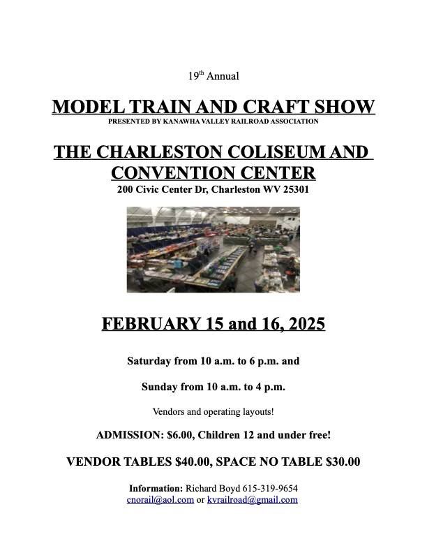 19th Annual MODEL TRAIN AND CRAFT SHOW