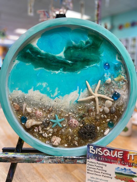 Resin Art Class, Bisque IT Studio, North Port, 11 March 2022