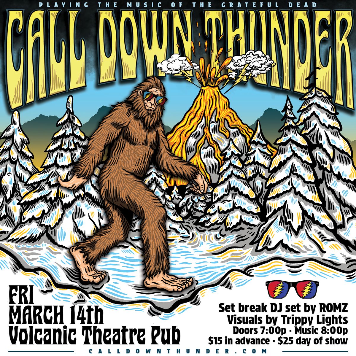 Call Down Thunder @ Volcanic Theatre Pub - March 14th