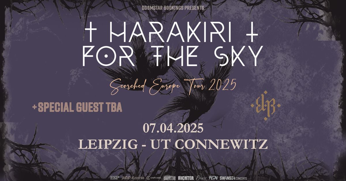 HARAKIRI FOR THE SKY w\/ Special Guest & E-L-R \u25e5\u25e3 UT Connewitz, Leipzig