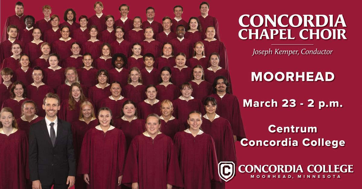 The Concordia Chapel Choir Tour Home Concert