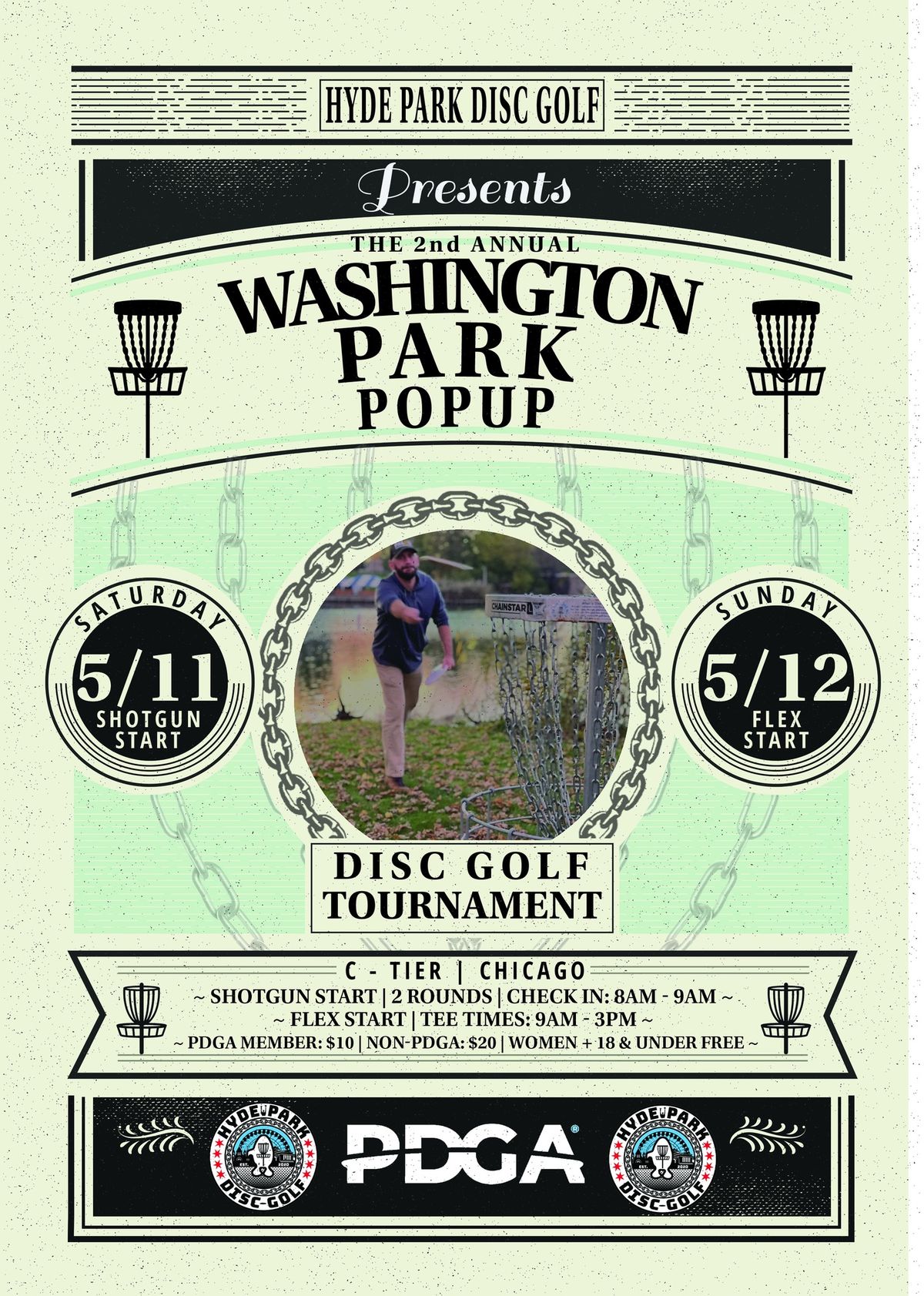 Washington Park Pop Up Shotgun Start