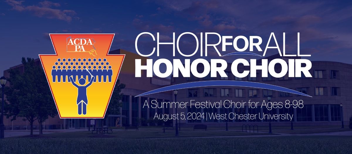 Choir for All Honor Choir 2024