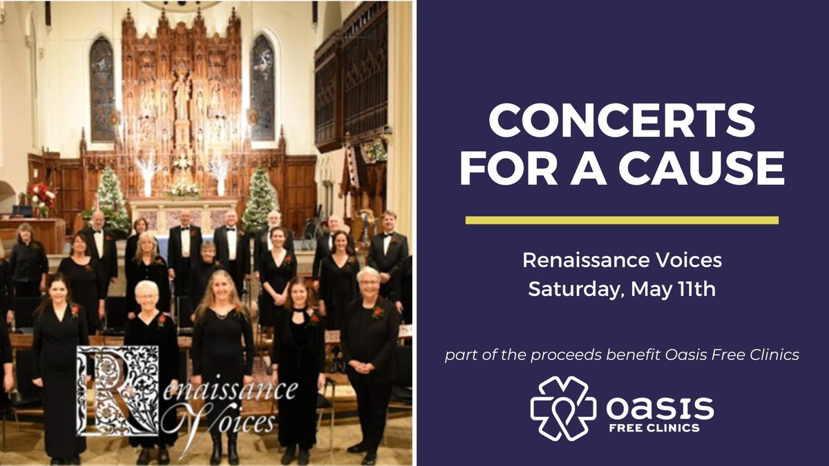 Concerts for a Cause presents Renaissance Voices