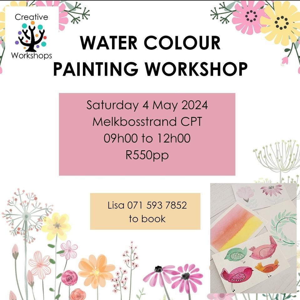Introduction to water colour painting workshop 