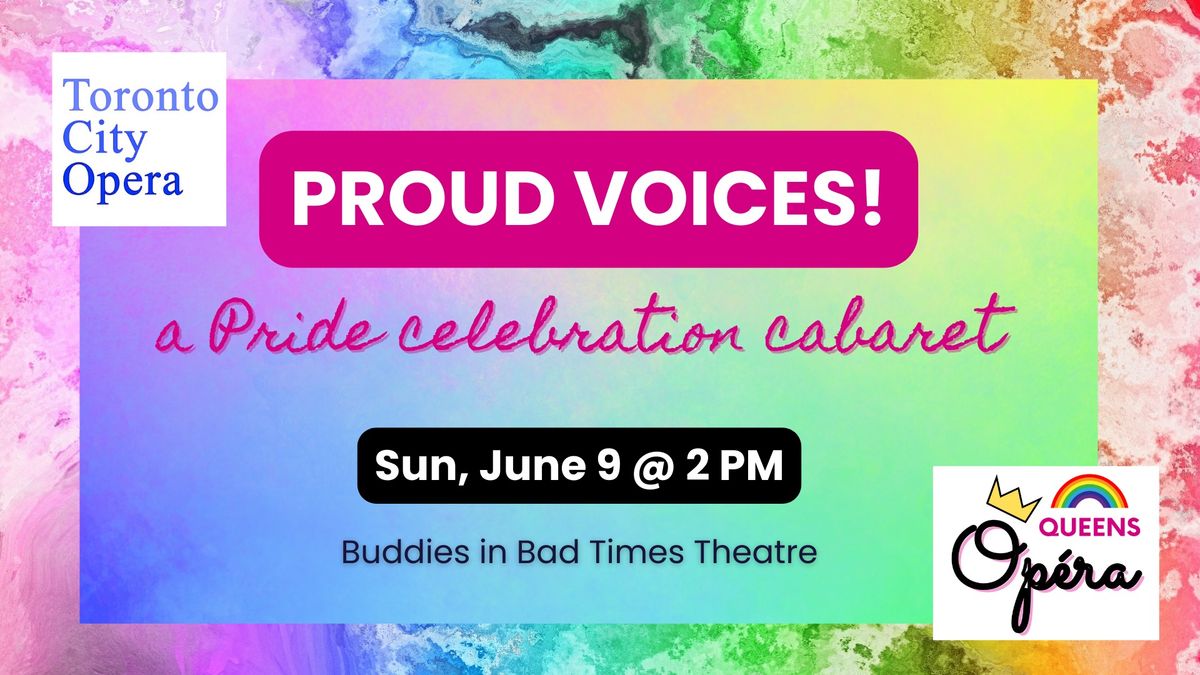 Proud Voices: A Pride Cabaret Celebration