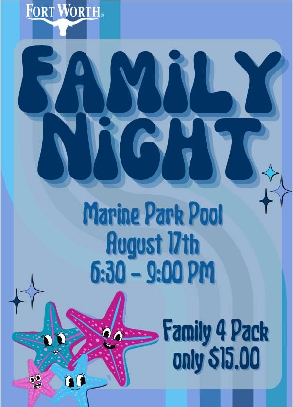 Marine Park Pool Family Night