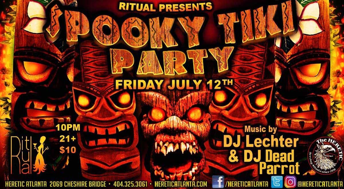 RITUAL's Spooky Tiki Party (goth\/industrial)