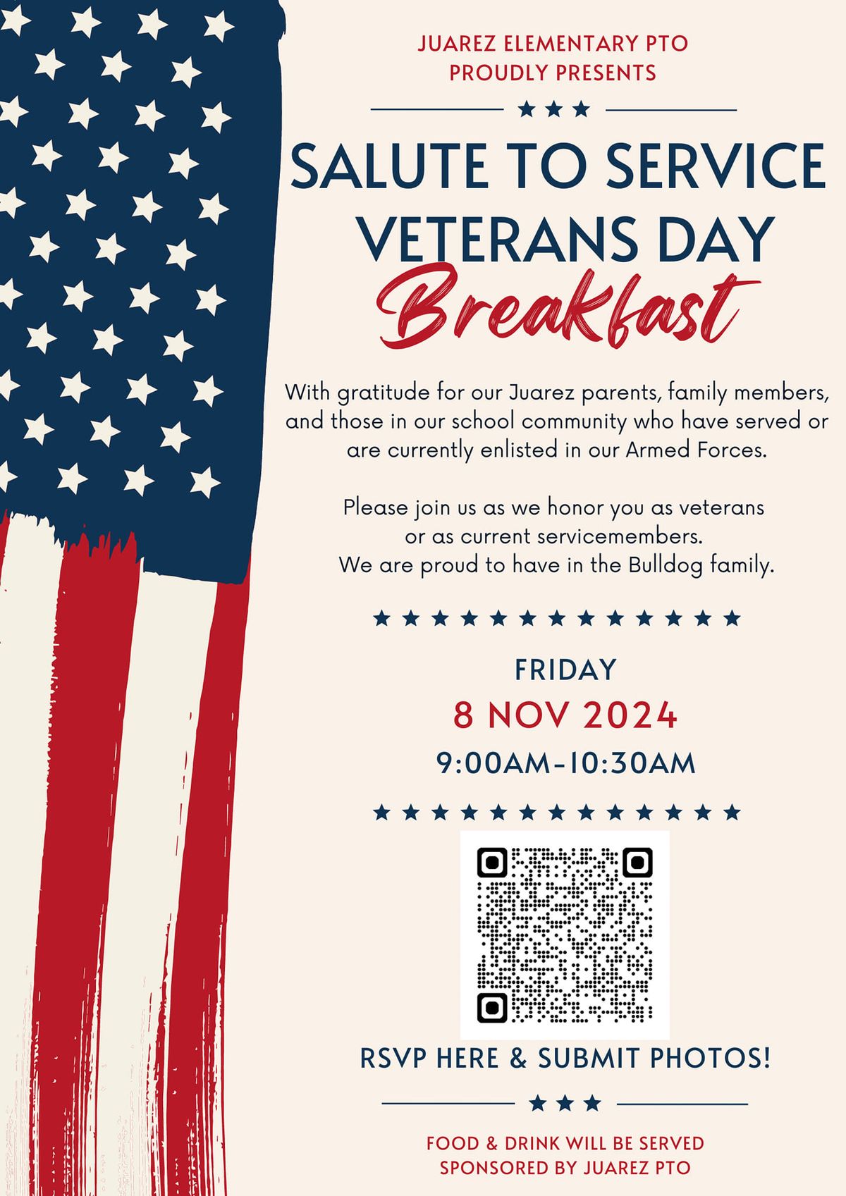 Salute To Service Veterans Day Breakfast