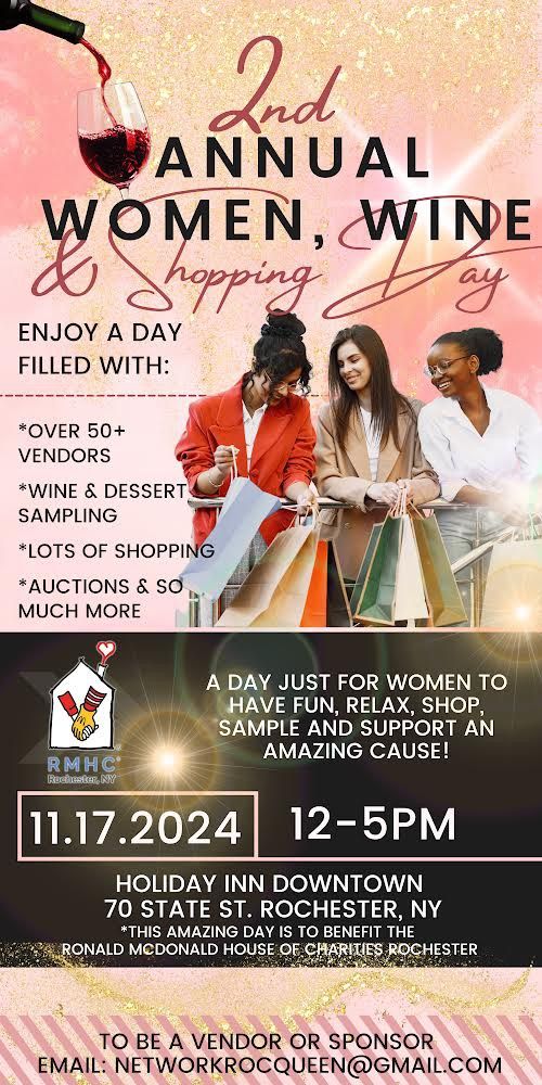 2nd Annual Women, Wine & Shopping Day