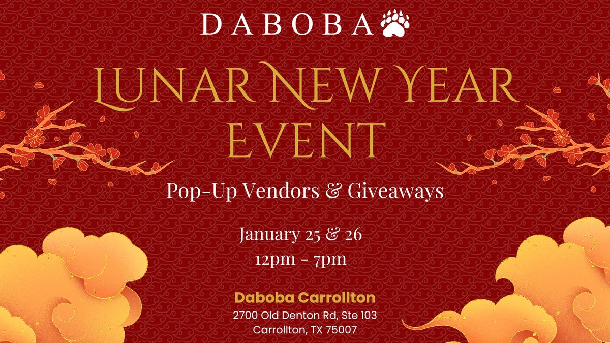 Daboba Carrollton - Lunar New Year Event