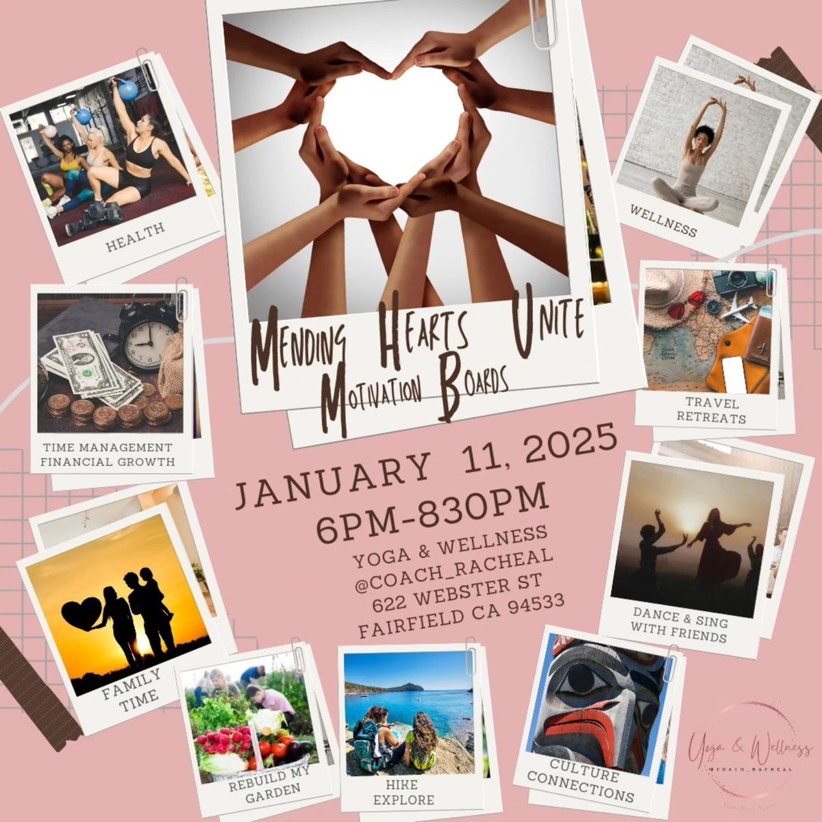 Mending Hearts Unite Circle: Vision Board Workshop