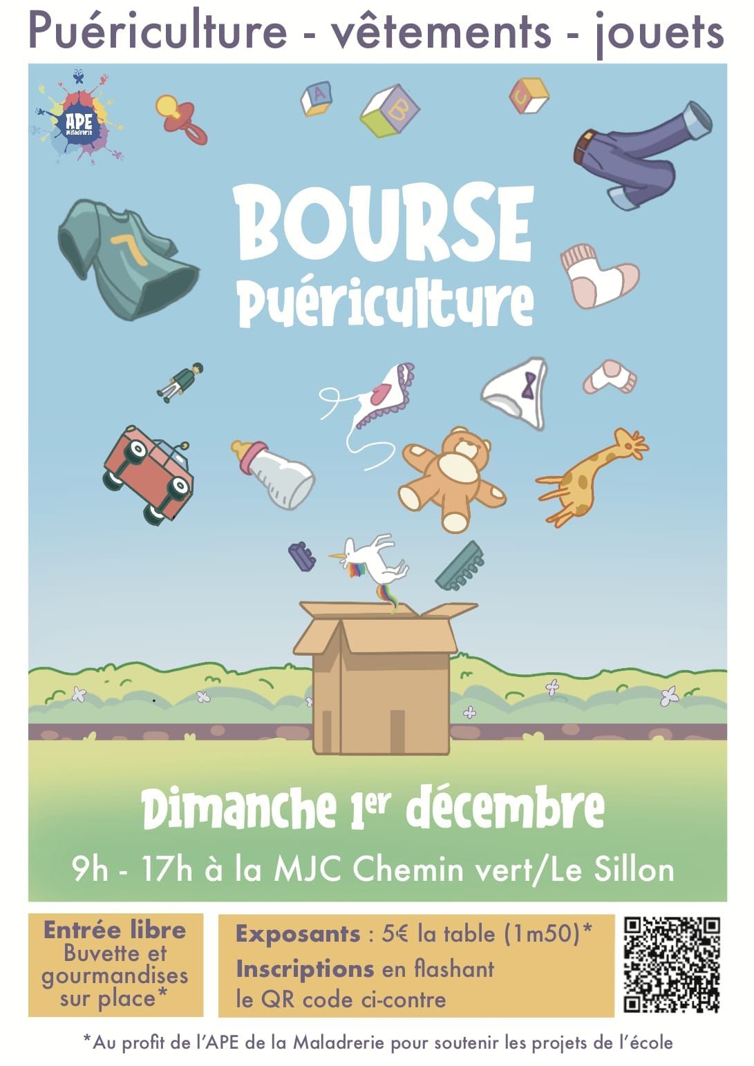 bourse \u00e0 la pu\u00e9riculture 