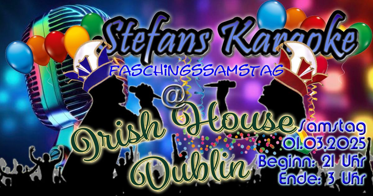 Faschingskaraoke im Irish House Dublin