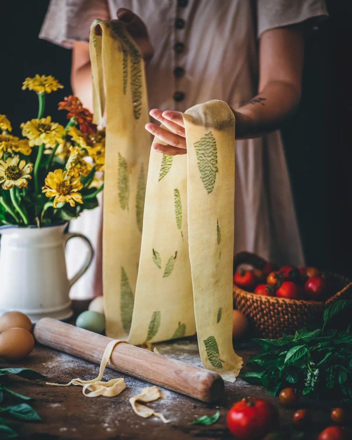 FRESH PASTA with HERBS AND WINE TUTORIAL