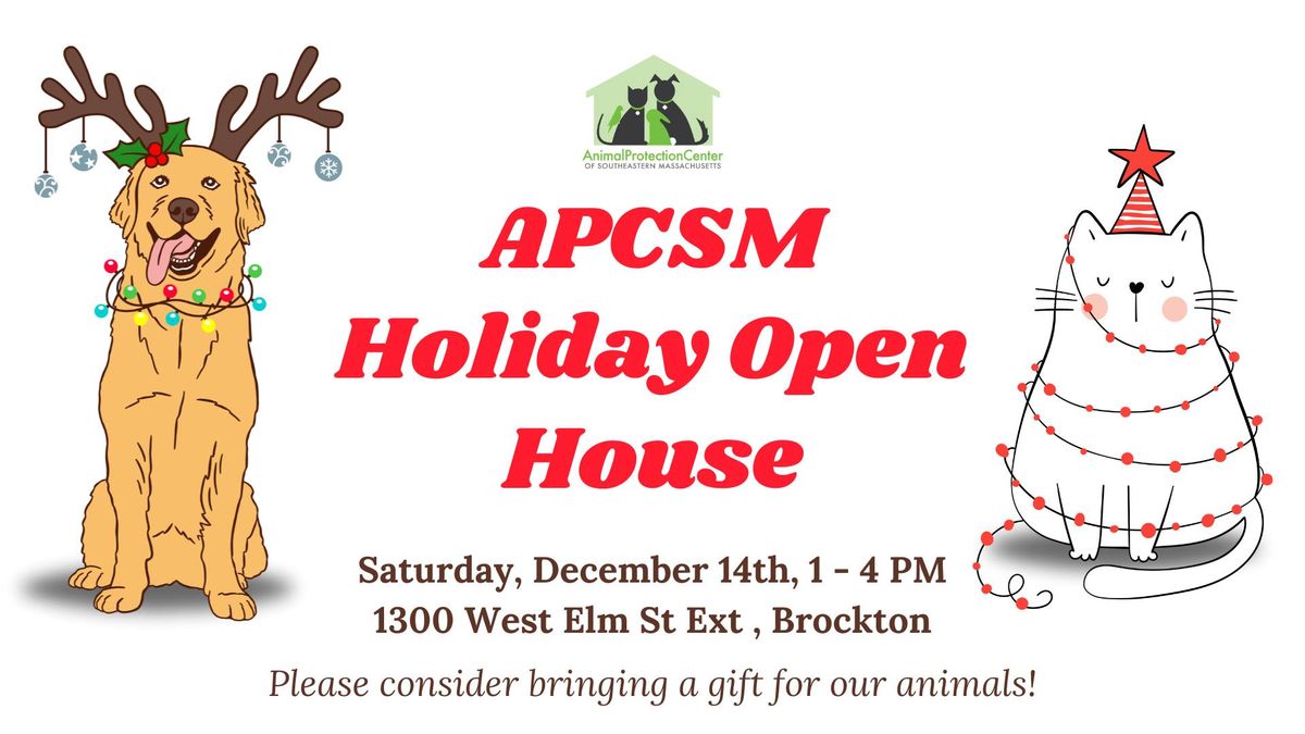 APCSM Holiday Open House & Donation Drive