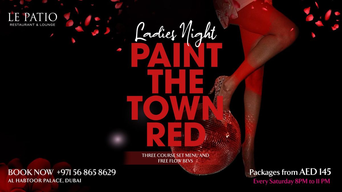 Paint The Town Red Ladies Night