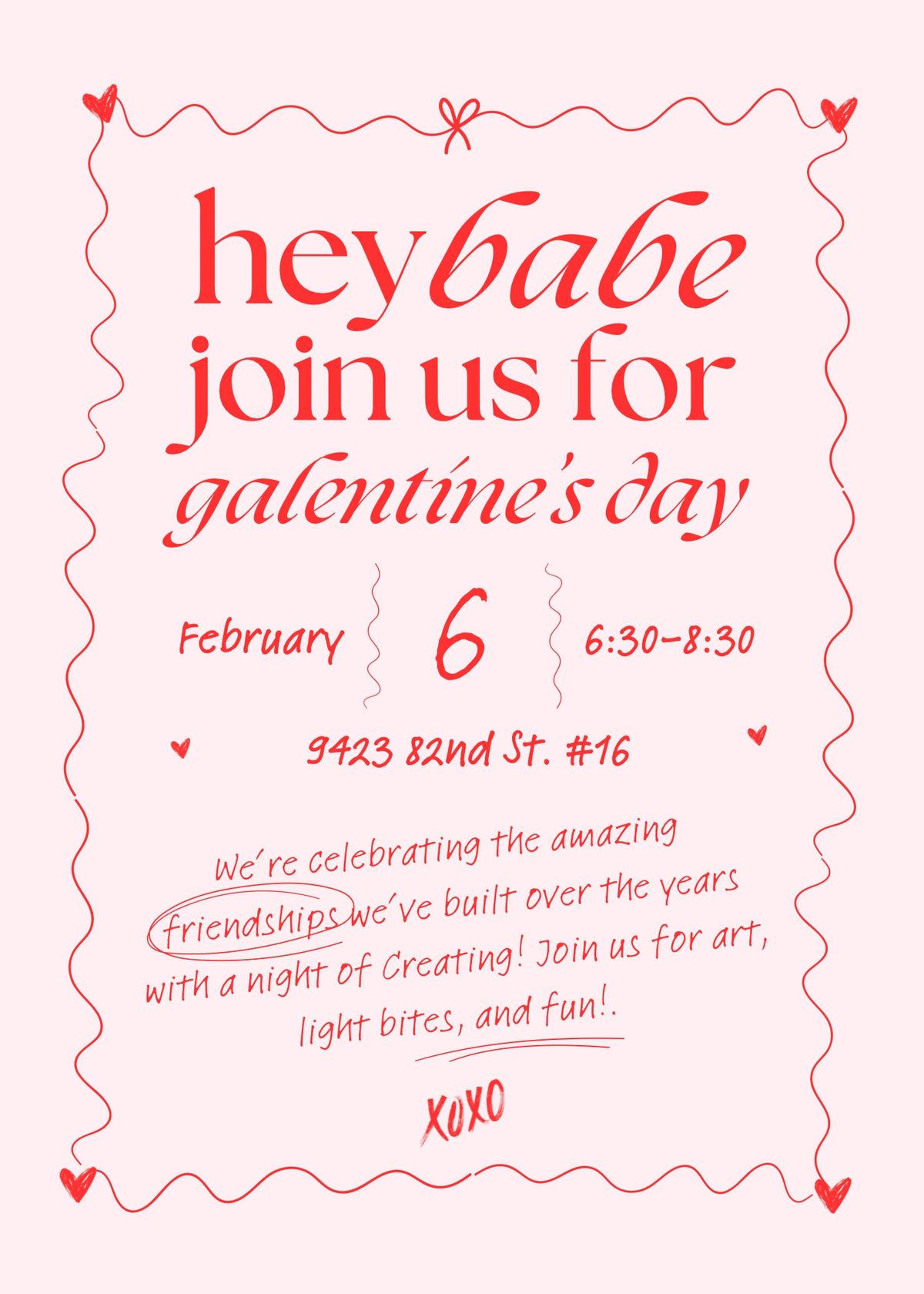 \ud83e\ude77Galentines Art Night\ud83e\ude77