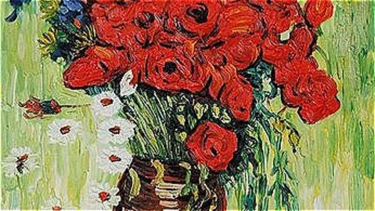 Van Gogh's Vase with Red Poppies