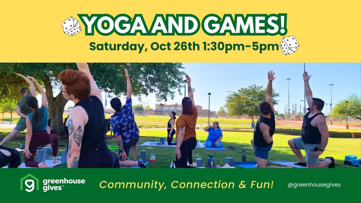 Yoga and Games in the Park! *Donation Based Community Event*