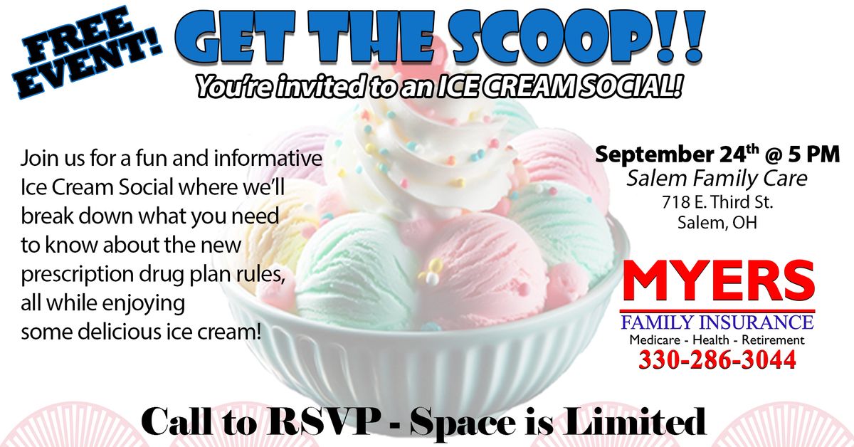 Myers Family Insurance - Ice Cream Social @ Salem Family Care