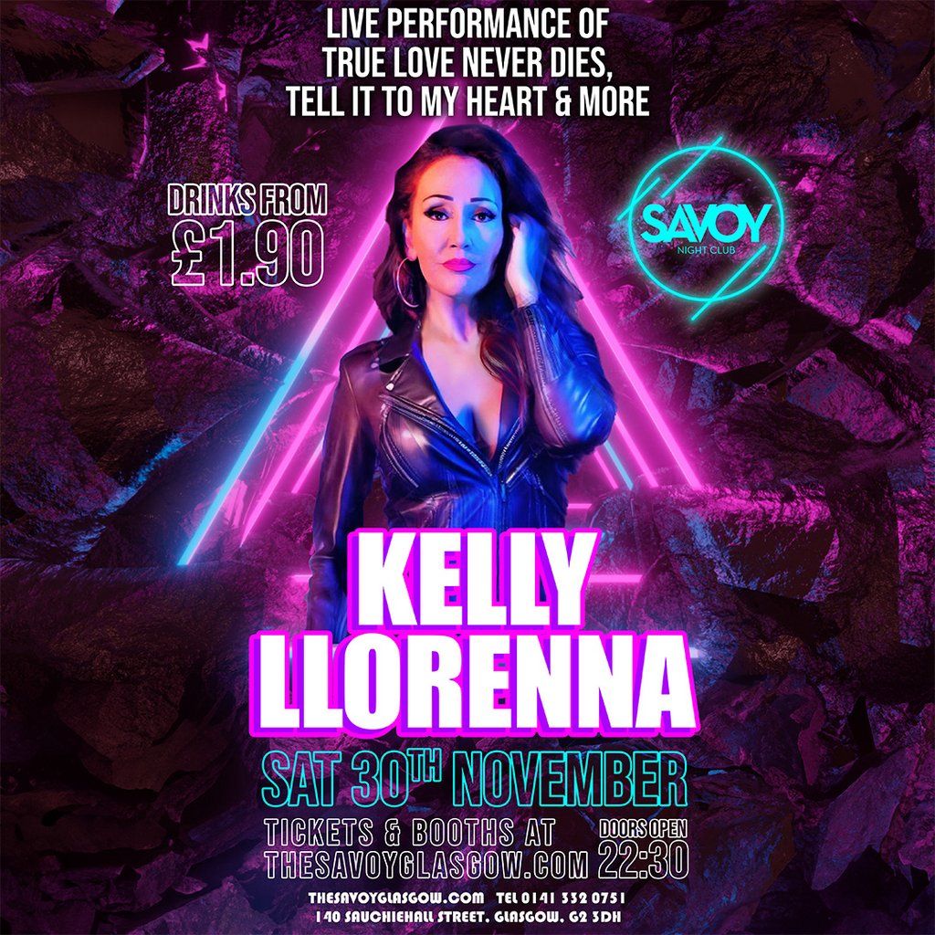 Kelly Lorrenno - Savoy Nightclub