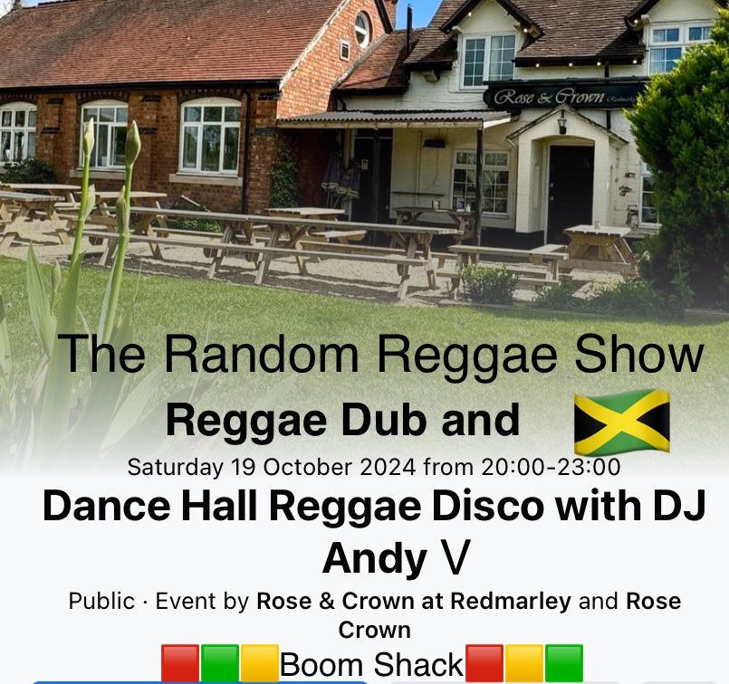 Dance Hall Reggae Disco with DJ Andy