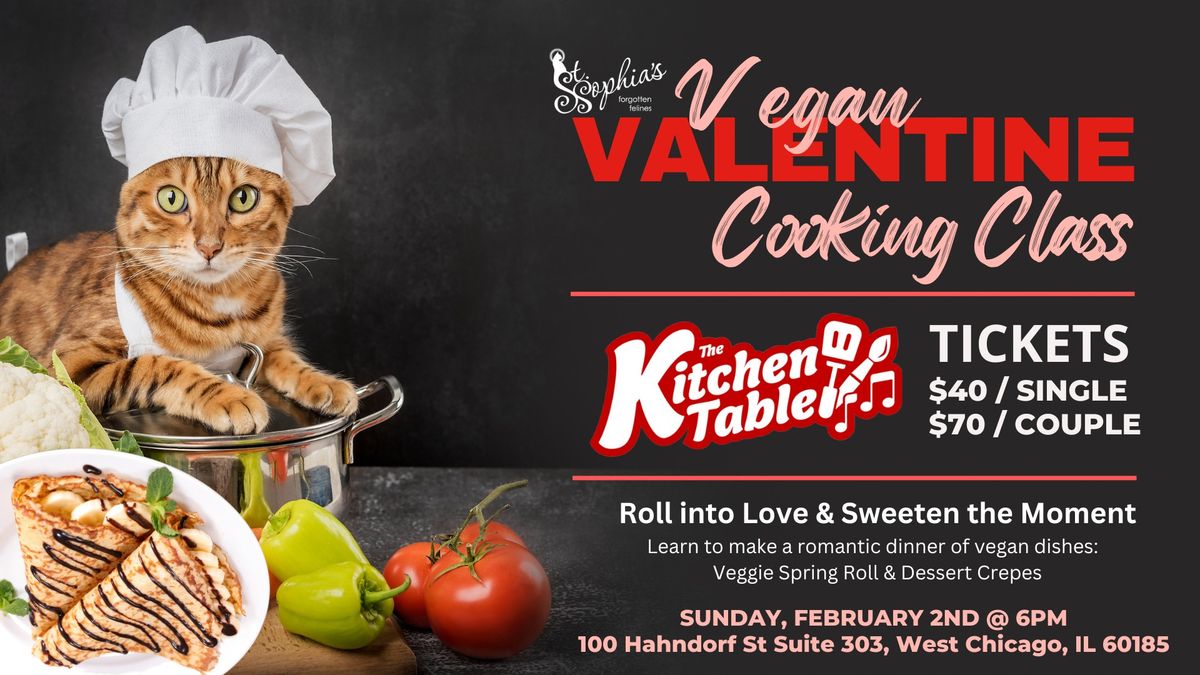 Vegan Valentine's Cooking Class Fundraiser