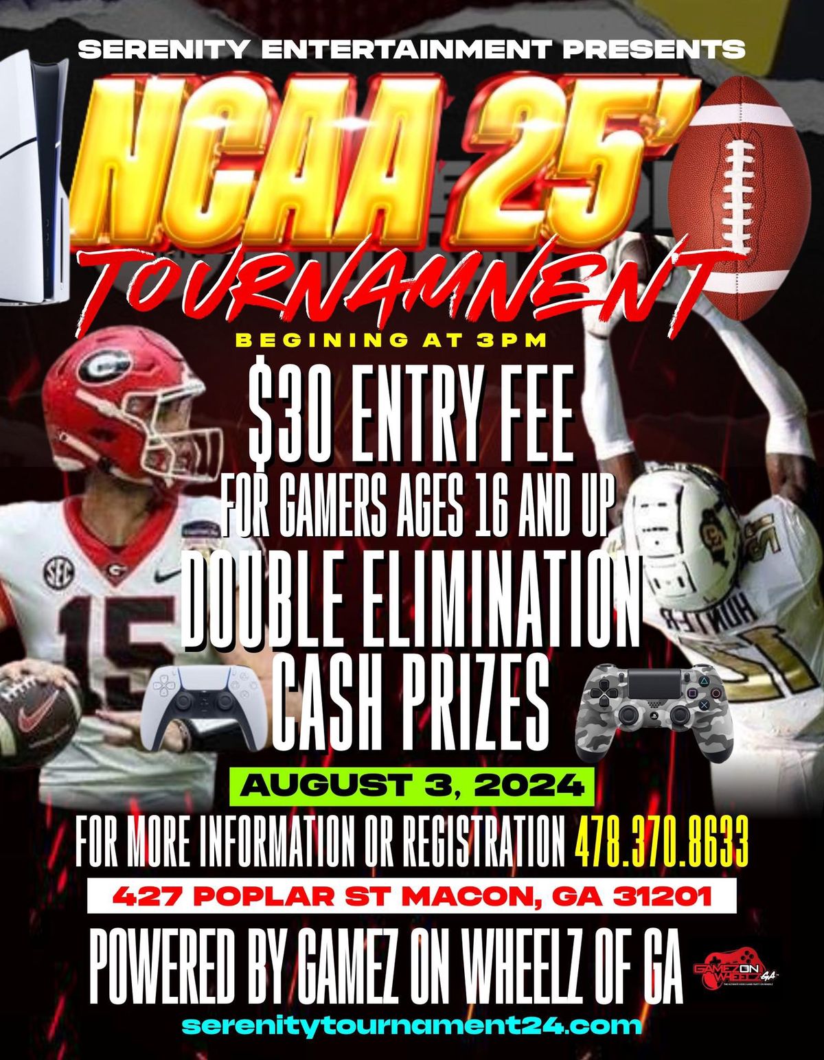 NCAA 25\u2019 Video Game Tournament 