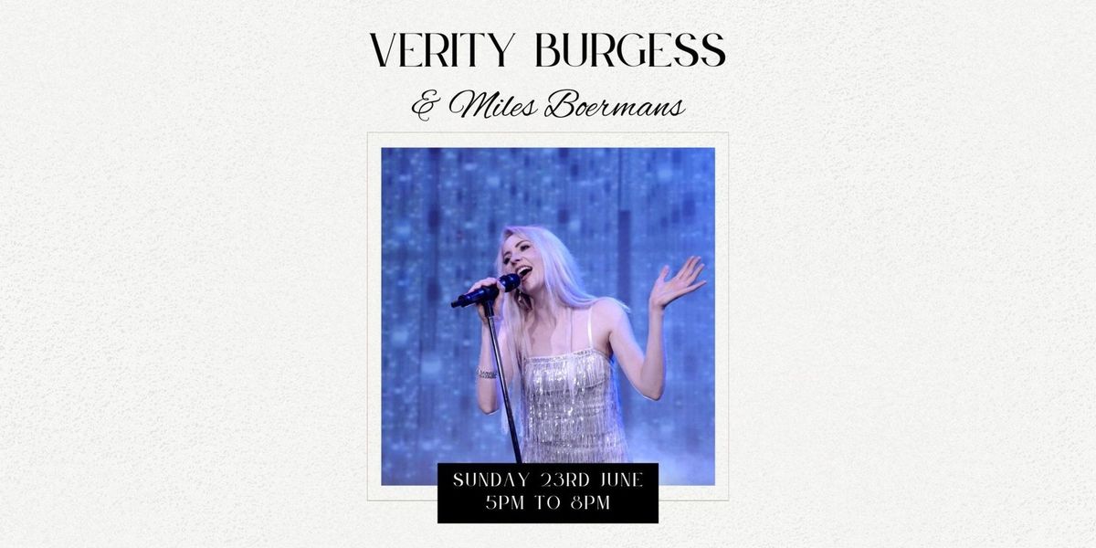 Verity Burgess & Miles Boermans