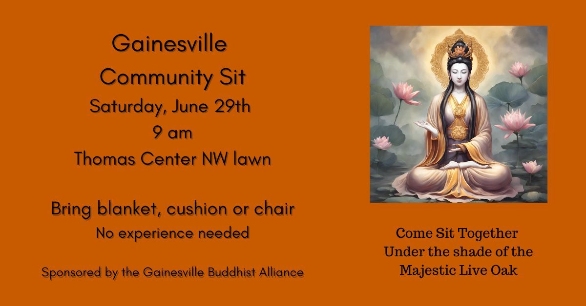 Gainesville Community Monthly Sit 